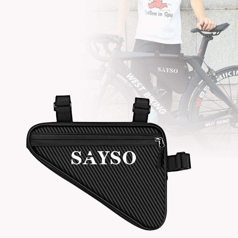 MTB Road Bike Triangle Bag Cycling Frame Front Bags Repair Tools