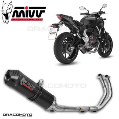 Ligne complet YAMAHA MT-07 2016 2017 MIVV Oval Carbone CC - Photo 1/4