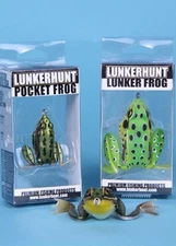 LunkerHunt Lunker Frog, ICAST Winner, 2-1/2”, Choice of Colors