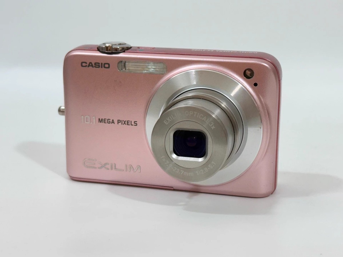 Casio Exilim EX-Z1080 Pink 10.1MP Digital Camera 3x Anti-Shake