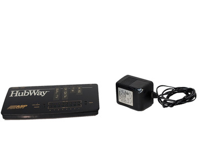ASP HubWay Ethernet Hub with Power Adapter, 8-Port Network Switch