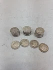 Roosevelt Dimes 90% Silver  Lot of 34 Pre 1960