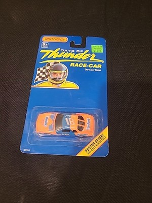 1990 MATCHBOX DAYS OF THUNDER RACE CAR #18 Hardee's Die Cast - Sealed on card