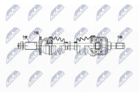 NTY Antriebswelle NPW-HY-624 FüR Hyundai Santa FÉ 3 DM DMA Crdi 4WD Allrad KIA 2