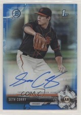 2017 Bowman Draft Chrome Pick Blue Refractor /150 Seth Corry #CDA-SCO Auto 00c9