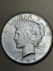 BEAUTIFUL UNCIRCULATED 1925 SILVER PEACE DOLLAR WITH CARTWHEEL LUSTER