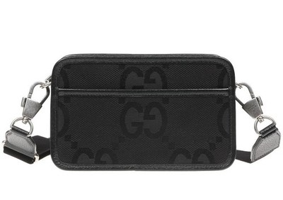 NEW GUCCI LUXURY BLACK JUMBO G CAMERA CROSSBODY SHOULDER BAG | eBay