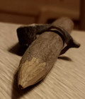 Antique Corn Husking Peg Primitive Hand-Carved Wood Leather Tool  no reserve — photo 5