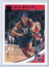 2019 Panini Donruss WNBA 81 Erica Wheeler Purple Press Proof 48/99