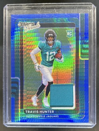 2025 Donruss Optic Travis Hunter Blue Hyper (RAW)