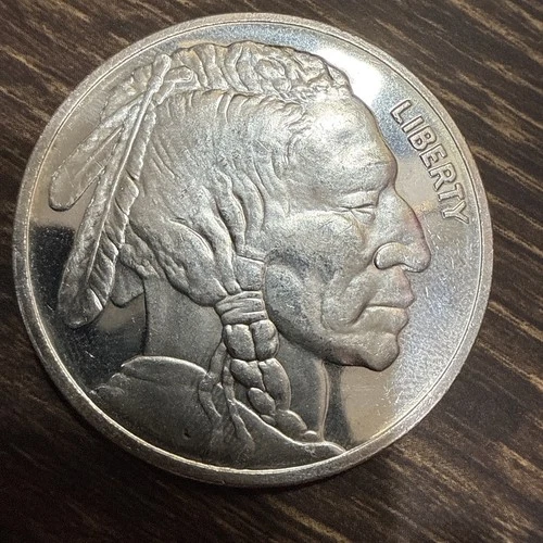1 Troy oz Buffalo .999 Fine Silver Round