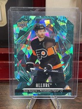 2022-23 UD Allure Green Rainbow Die-Cut 25 /99 Sean Couturier #7 Flyers SP 