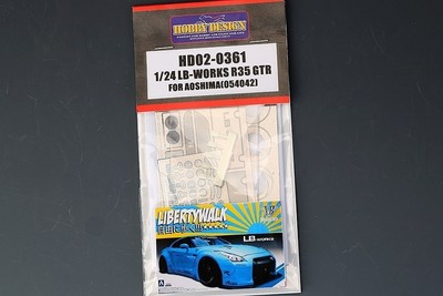HobbyDesign HD02 0361 124 LB Works R35 GTR Detail Up Set für Aoshima