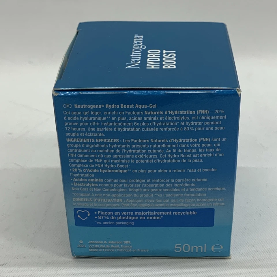 Neutrogena HydroBoost Hyaluronic Acid Hydrating Water Gel for Dry Skin Lot of 3 - Image 4 of 4