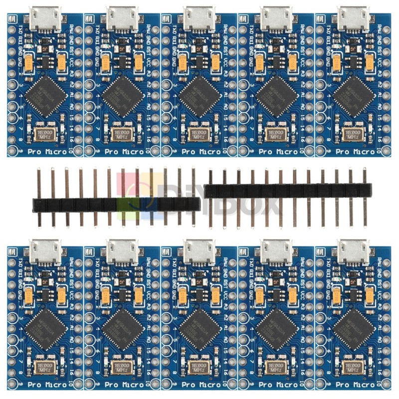 1/2/5/10x Leonardo Pro Micro ATmega32U4 16MHz 5V Pro Mini ATmega328 for Arduino
