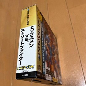 Sega Saturn X-Men Vs Street Fighter 4Mb Included Postcard