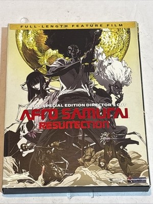 Afro Samurai Resurrection Director's Cut DVD 2008 With Booklets Special Features