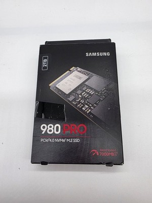 New SAMSUNG 980 PRO 2TB PCIe Gen4. X4 NVMe 1.3c M.2 Internal SSD MZ-V8P2T0 Seal