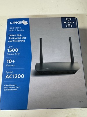 Linksys AC1200 1.2 Gbps Speed WiFi Router - E5400