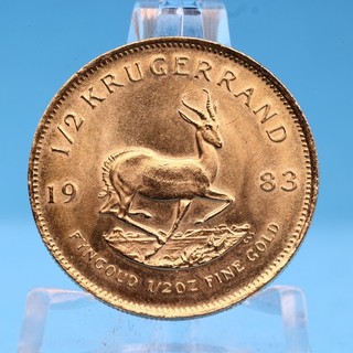 Südafrika 1/2 Rand Krügerrand 1983 1/2 Oz Gold Vz