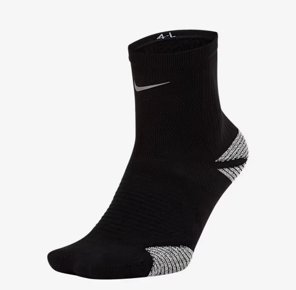 Nike Grip Racing Running Ankle Socks  Gym Training Reflective SK0122-010 UK13-15 - Image 2 of 4