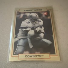Hi-Pro 1990 Action Packed Rookie Update Emmitt Smith Rookie #34 Cowboys NFL Card. rookie card picture
