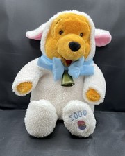 Vintage Disney Store Lamby Pooh 13" Winnie Pooh Plush With Tags Lamb Easter