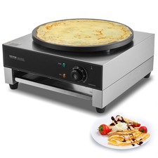 16-Inch Electric Crepe Maker Commercial Crepe Machine 1700W Non-stick