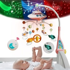Lcasio Baby Musical Crib Mobile with Night Lights and Relaxing Music,Hanging ...