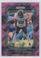 2022 Panini Prizm Rookies Purple Ice Prizm 51/225 Devin Lloyd #376 0y2q