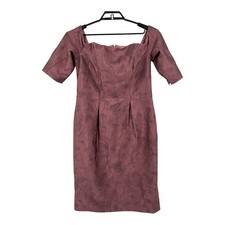 Kay Unger dress Caitlyn midi pink size 14