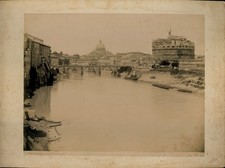 Photo around 1880, Roma Rome Lazio, Castel Sant'Angelo, Castel San Angelo,... - 10507023