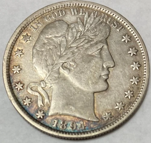 1894 Barber Half Dollar XF-AU