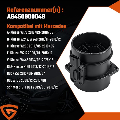 Luftmassenmesser passt für Mercedes B-Klasse W242, W246 6450900048 4-polig - Bild 5 von 13
