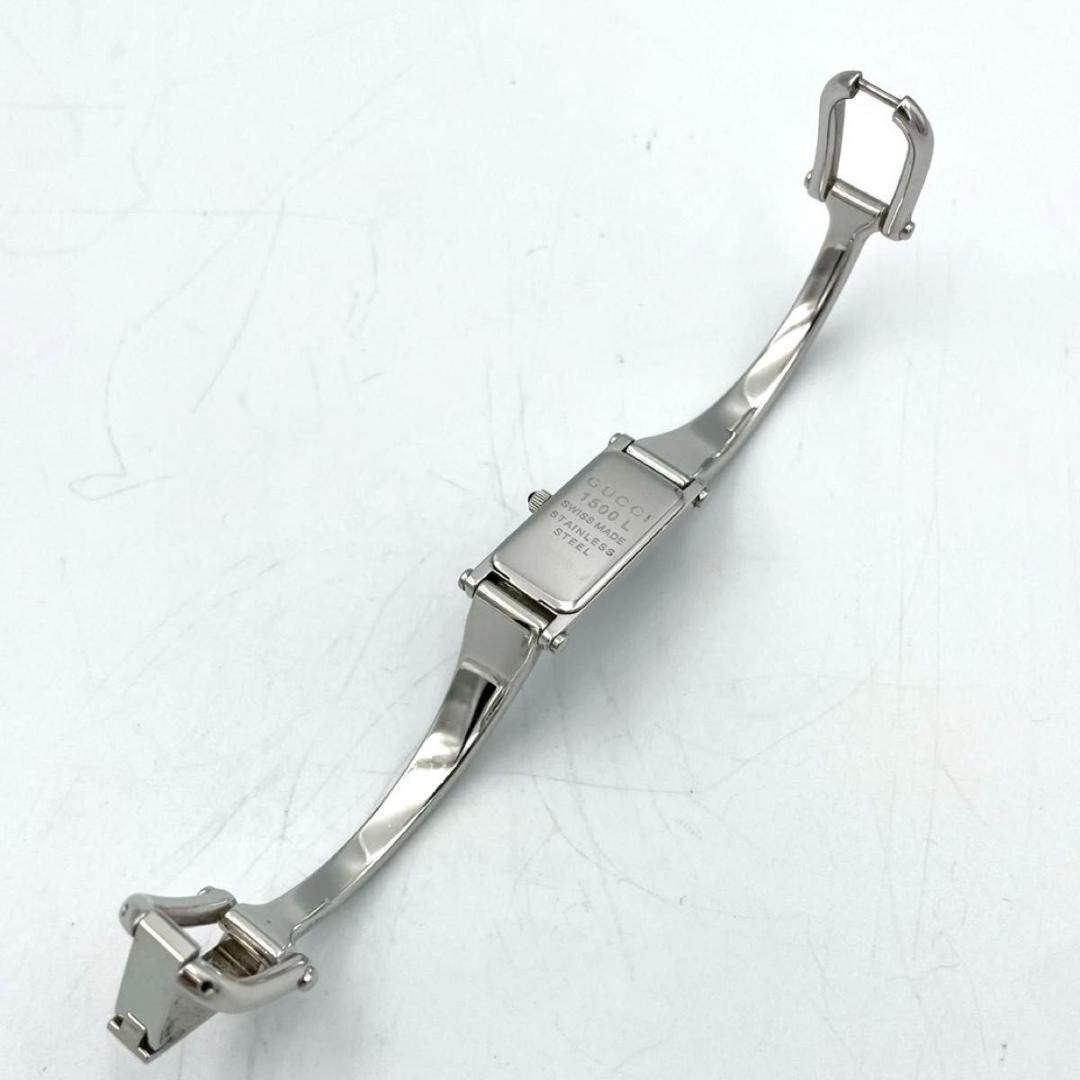 Gucci 1500L Watch Quartz Black Dial Silver GUCCI,18544 thumbnail 13