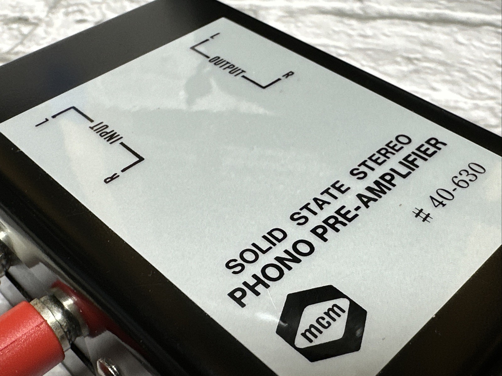 MCM Solid State Stereo Phono Pre-Amplifier #40-630