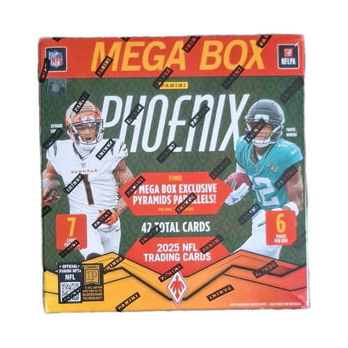 Panini Phoenix 2025 Football Mega Box Exclusive Pyramids Parallels 42 Cards NFL - Picture 1 of 3