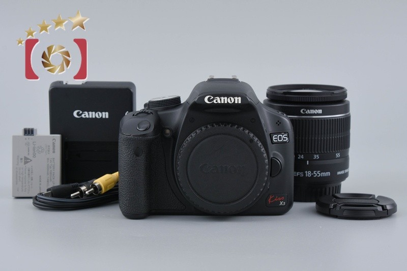 Canon EOS Kiss X3 / Rebel T1i / 500D 15.1 MP DSLR EF-S 18-55 IS II