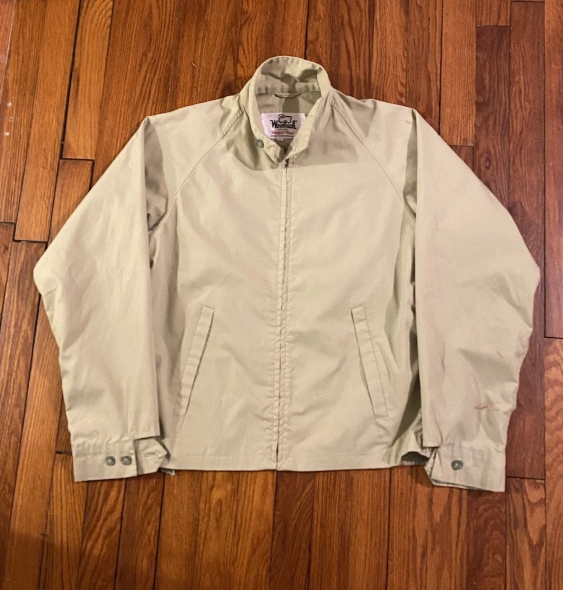 Bomber/Harrington Cotton Blend Casual Vintage Outerwear Coats