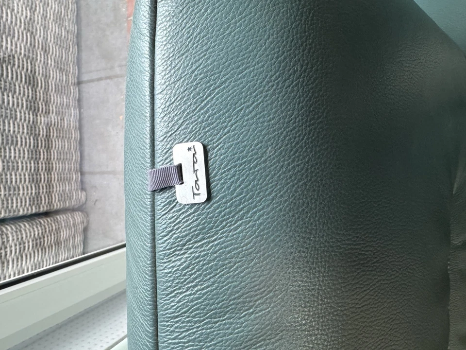 Koinor Rossini 2er und 3er Ledersofa Grün - Bild 2 von 4