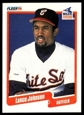 1990 Fleer Lance Johnson Chicago White Sox #536