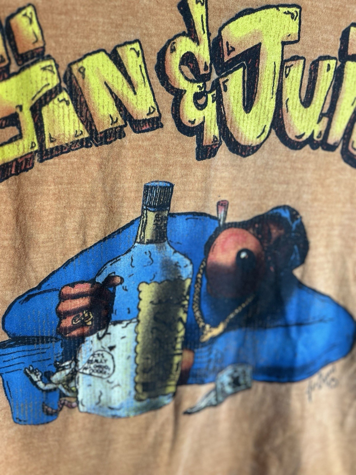 FILA Maglietta Death Row Records Gin & Juice taglia S M