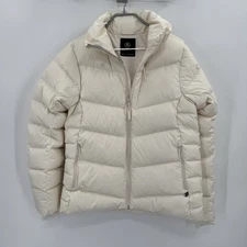 Backcountry Allied Down Jacket Sandpiper sz M Women's Full Zip Insulated Hooded