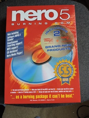 Nero 5 Burning Rom CD/DVD Software Version 5.5 - Image 1 of 4