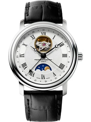 Frederique Constant FC-335MC4P6 Classique Phase de Lune Automatique Montre Homme - Photo 1/4