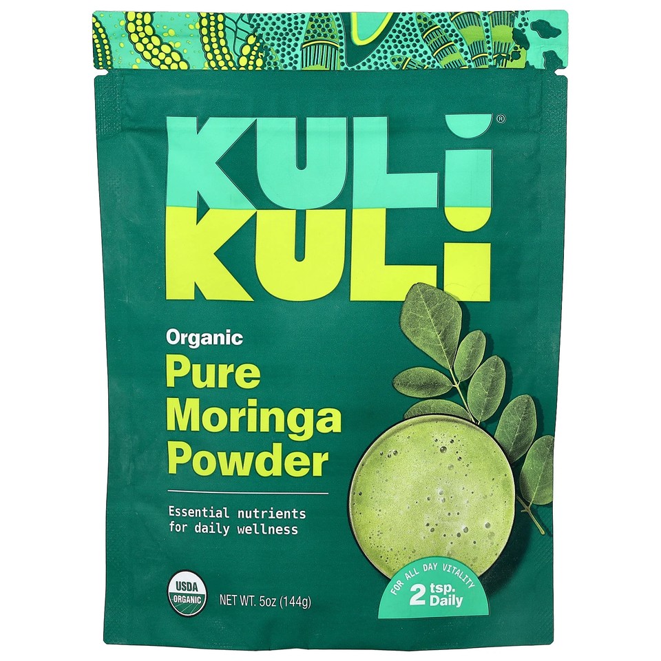 Organic Pure Moringa Powder, 5 oz (144 g)
