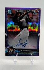 2018 Bowman Draft Chrome Draft Pick Autographs Tristan Pompey #CDA-TP...