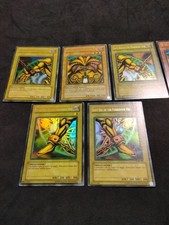 Error/Faded Yu-Gi-Oh Exodia the Forbidden One Full Set LOB  Comparison Included