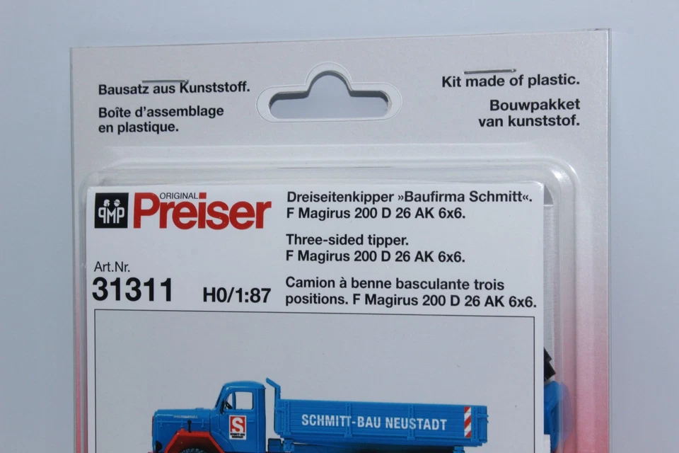 Preiser 68202 6 Figures Truck Driver Worker 1:50 NEW in Original Packaging - Image 3 of 4