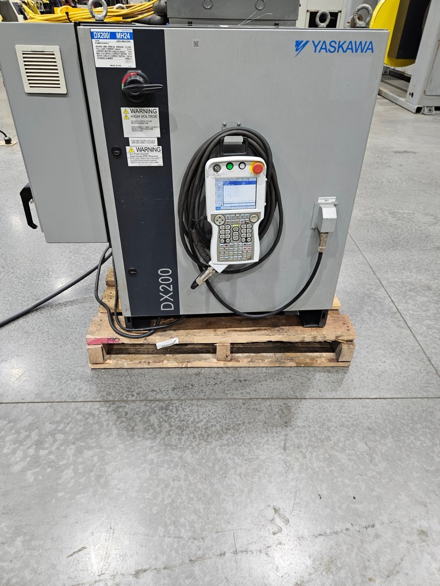 Yaskawa Motoman MH24 Industrial Robot W/ DX200 Control and Aux